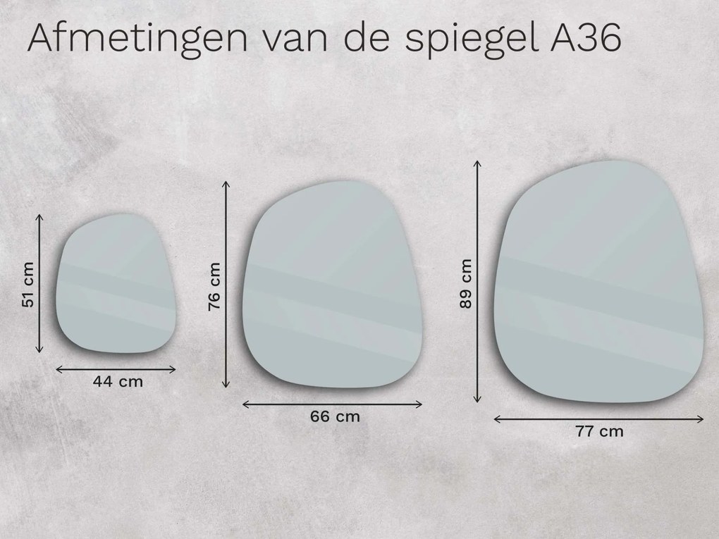 Organische LED spiegel met verlichting A36