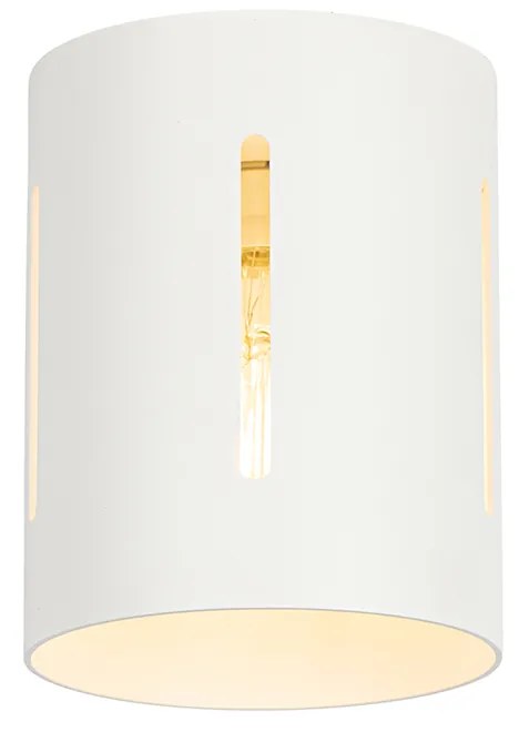 Design plafondlamp wit met lichteffect - Yana