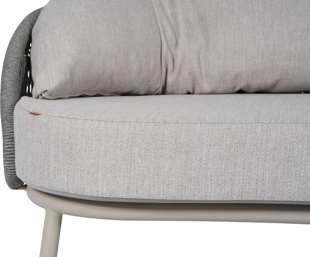 Hoek loungeset  Rope Zand/Beige  Santika Furniture Santika