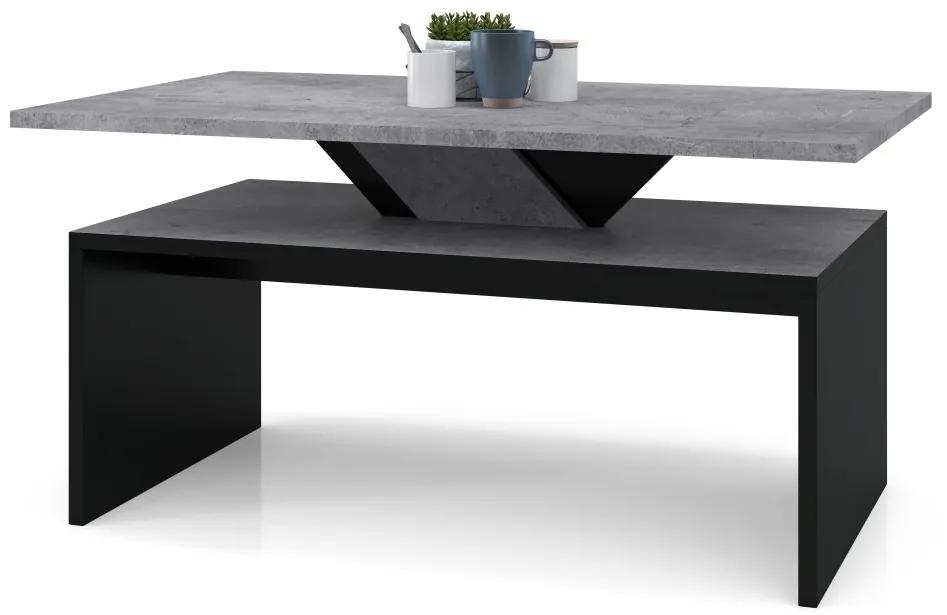 SISI beton / zwart, salontafel