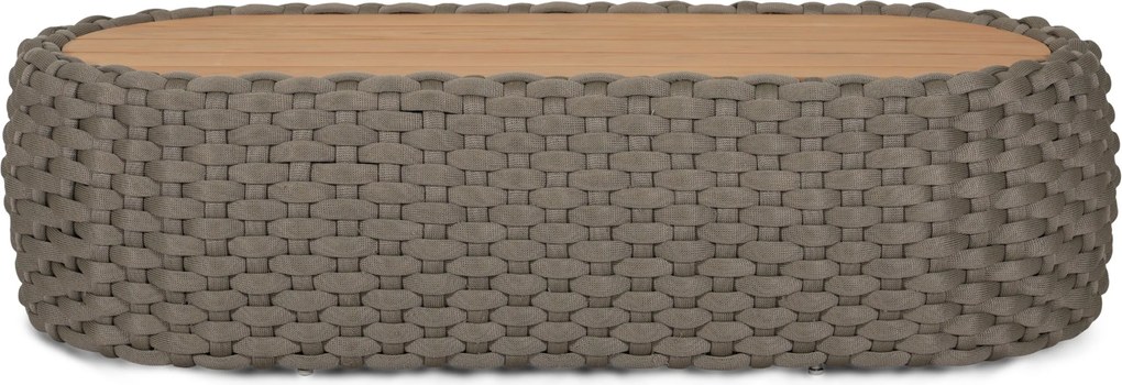 Stoel en Bank Loungeset 5 personen Rope Taupe  Santika Furniture Santika