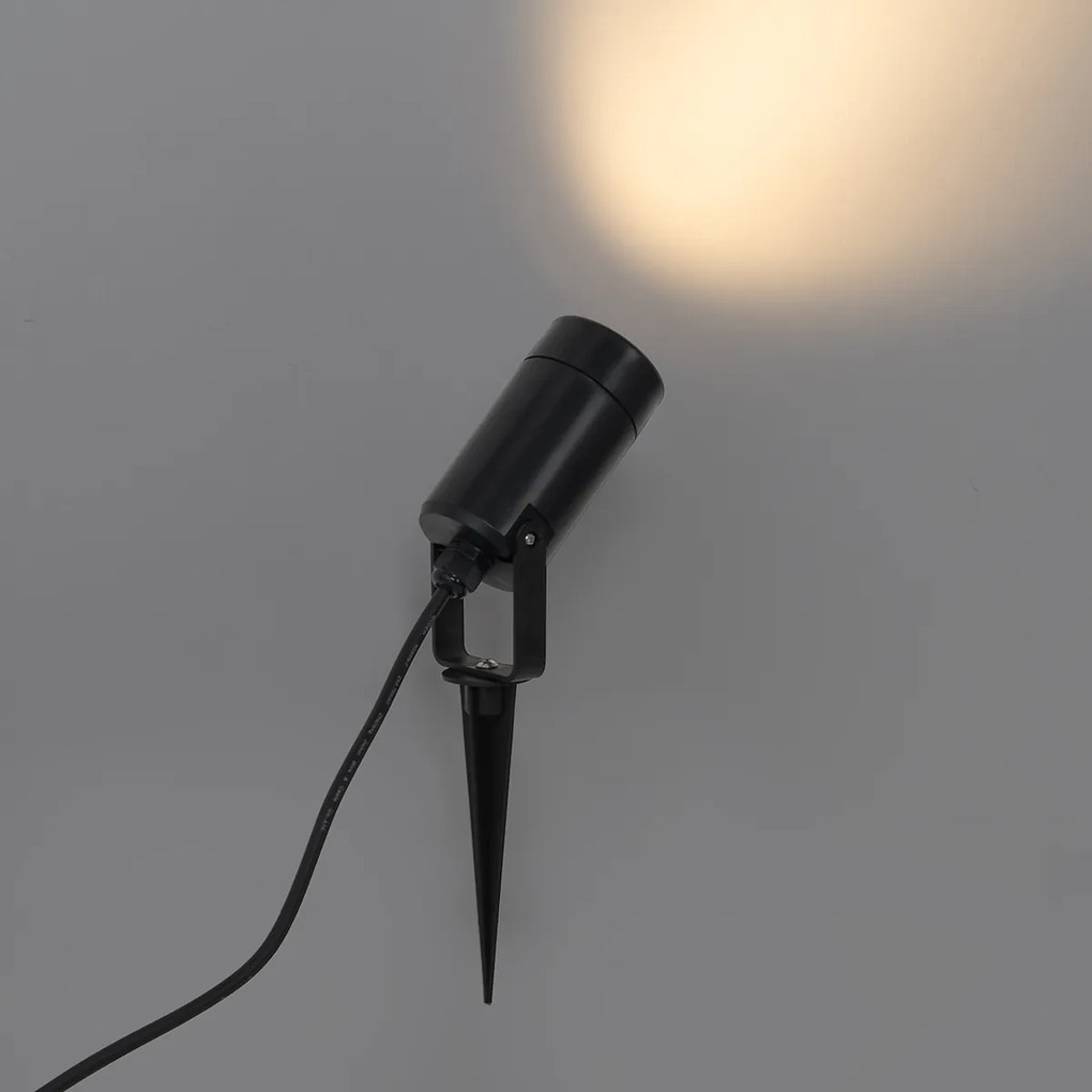 Prikspot zwart verstelbaar IP65 - Solo Eco
