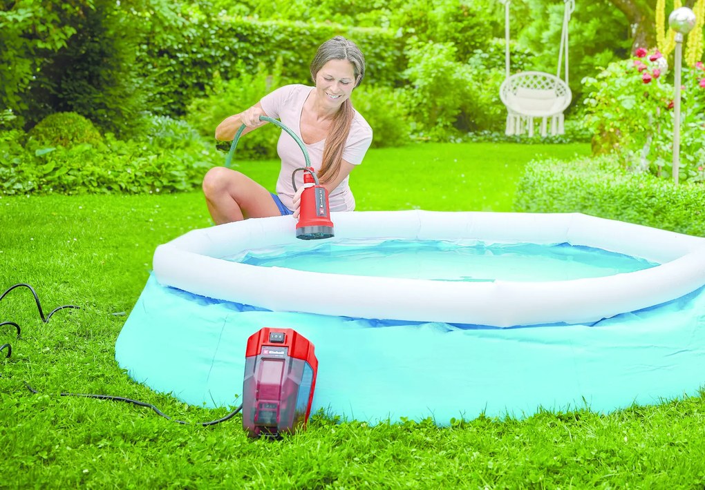 Einhell GE-SP 18 LL Li Solo Accu Dompelpomp - Zuigt tot 1mm