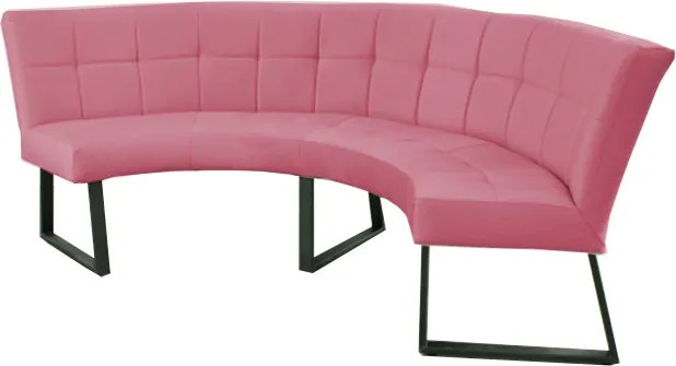Eetkamerbank - Amsterdam - stof Element roze 10 - geschikt voor tafel 150 cm