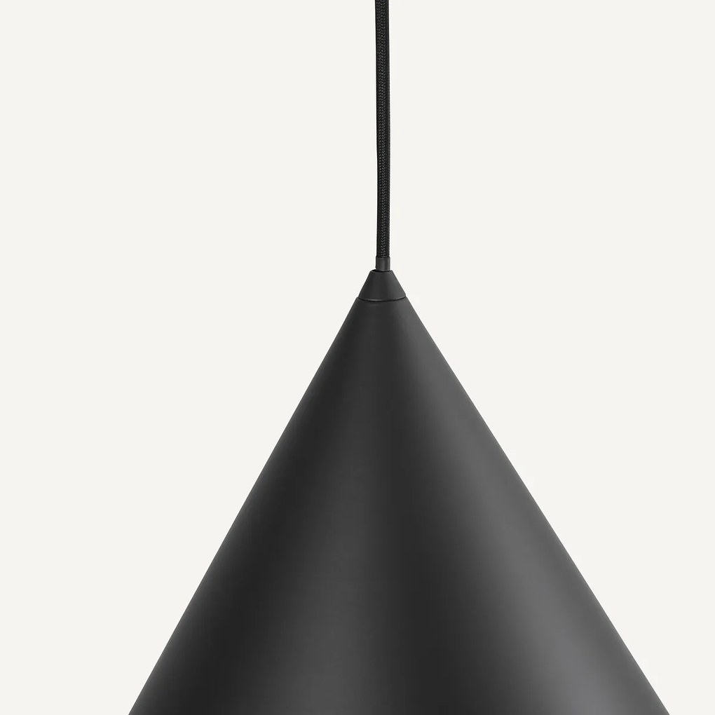 Conische hanglamp diam 30 cm, Moke