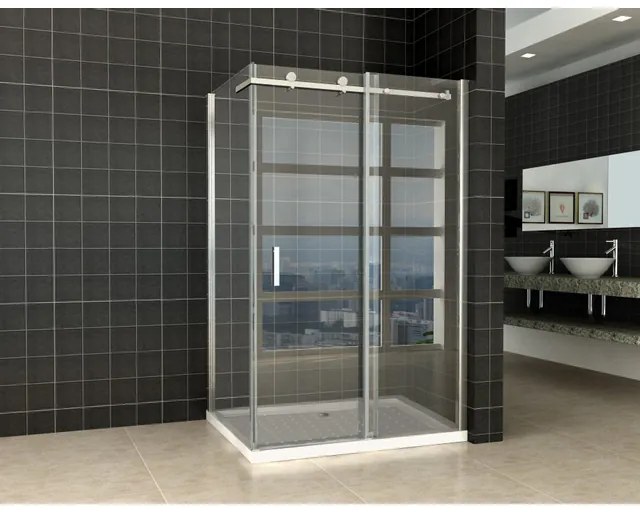 Wiesbaden Pared cabine met 1 schuifdeur 120x90x200cm 8 mm nano helder glas/chroom 20.3851