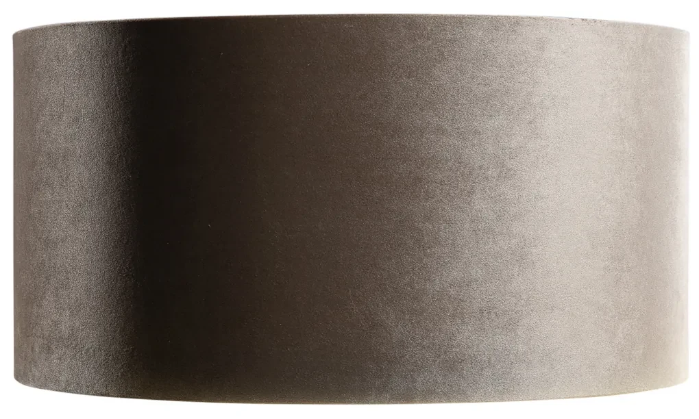 Velours lampenkap taupe 50/50/25 Klassiek / Antiek rond