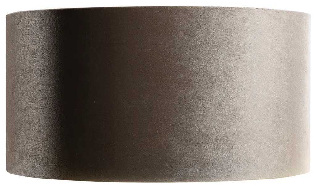 Velours lampenkap taupe 50/50/25