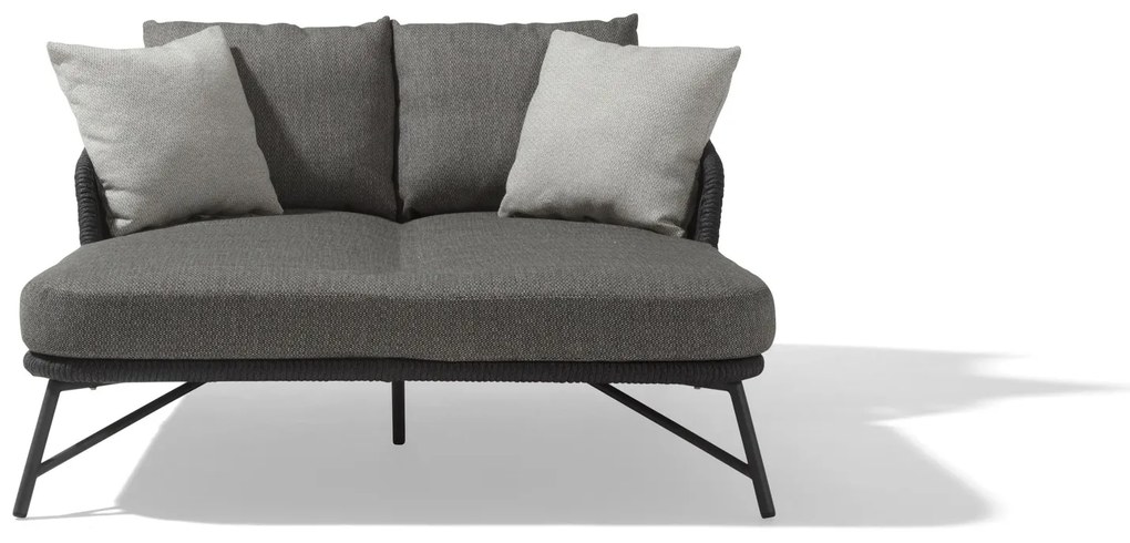 4 Seasons Outdoor Marbella 2-persoons ligbed SALE Ligbed zwart weerbestendig