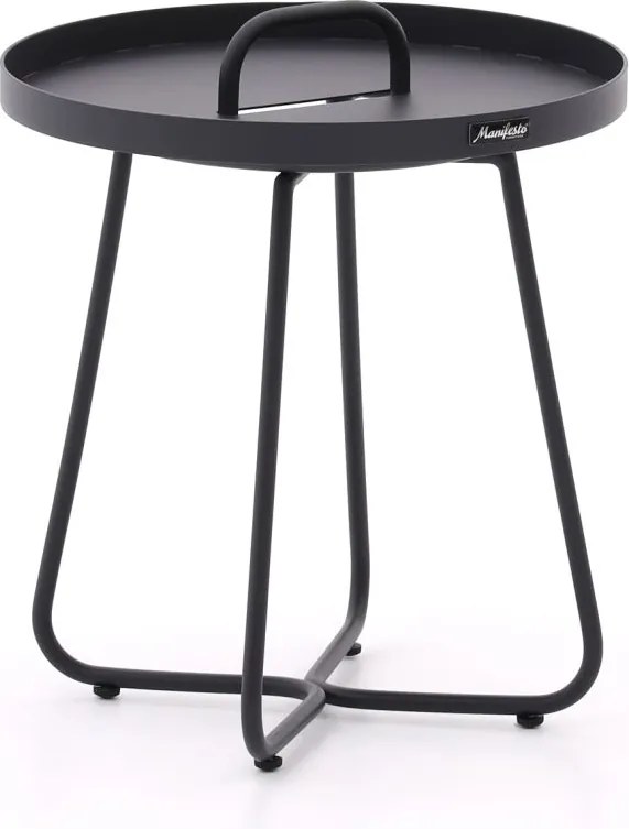 Bijzettafel tuin Manifesto  | Rond  | Tuintafel Aluminium | Ø44cm | Kees Smit Tuinmeubelen