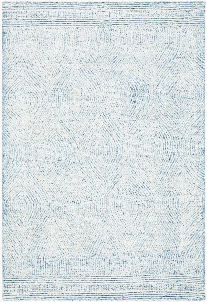 Handgetuft laagpolig wollen vloerkleed Alaska