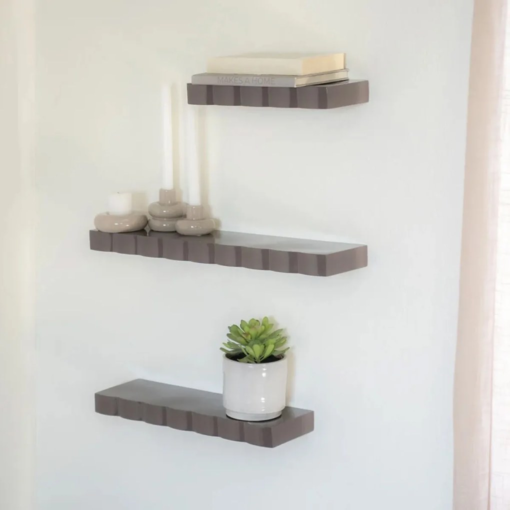 By-Boo Prinz Wandrek Set Van 3 Bruin - 66x14x4cm.