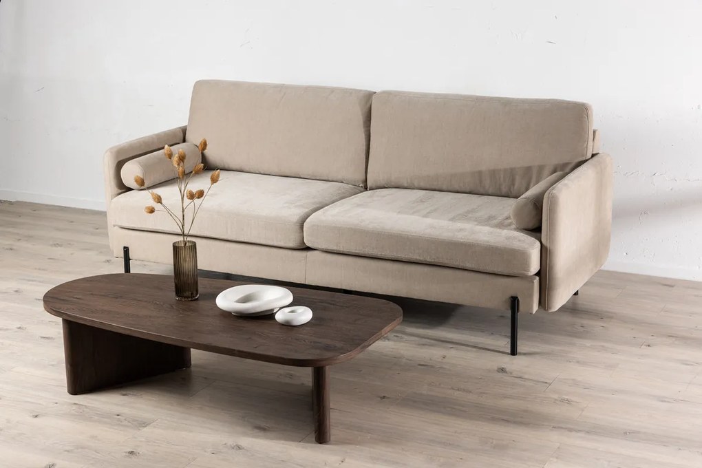 Jörn Urban Sofa - 3-Zitsbank - Beige Velour Stof - Jorn