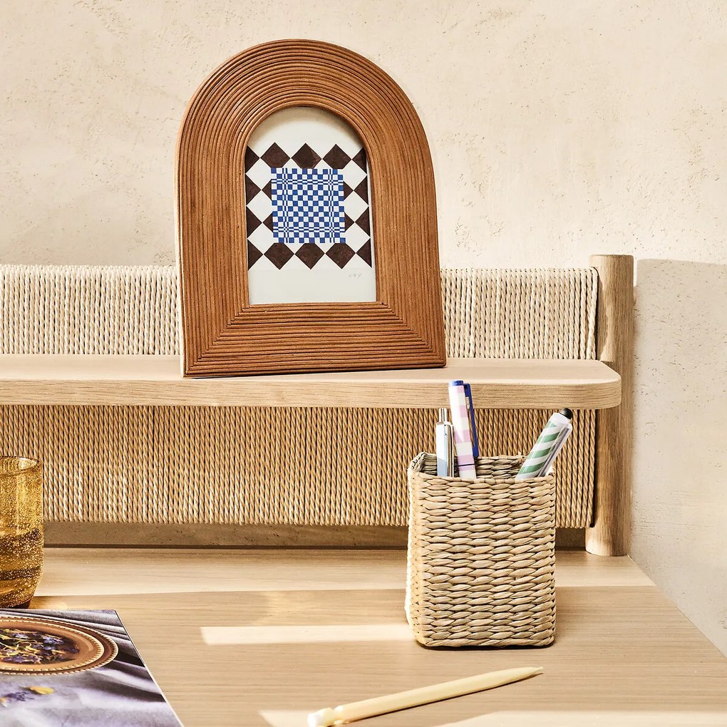 Potloodhouder in gevlochten herbarium, NOVE