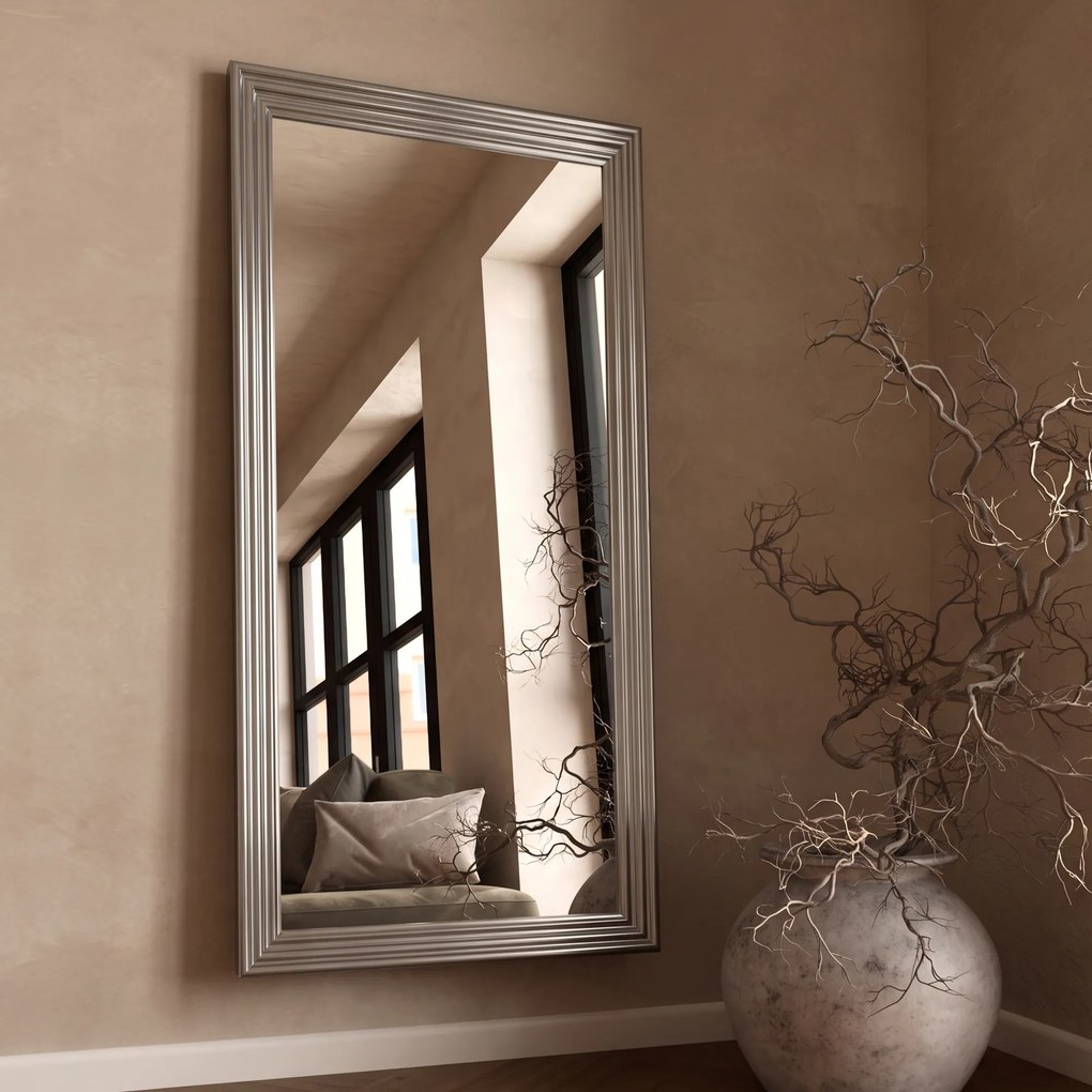 Kare Design Silver Klassieke Spiegel Zilver - 90x180cm