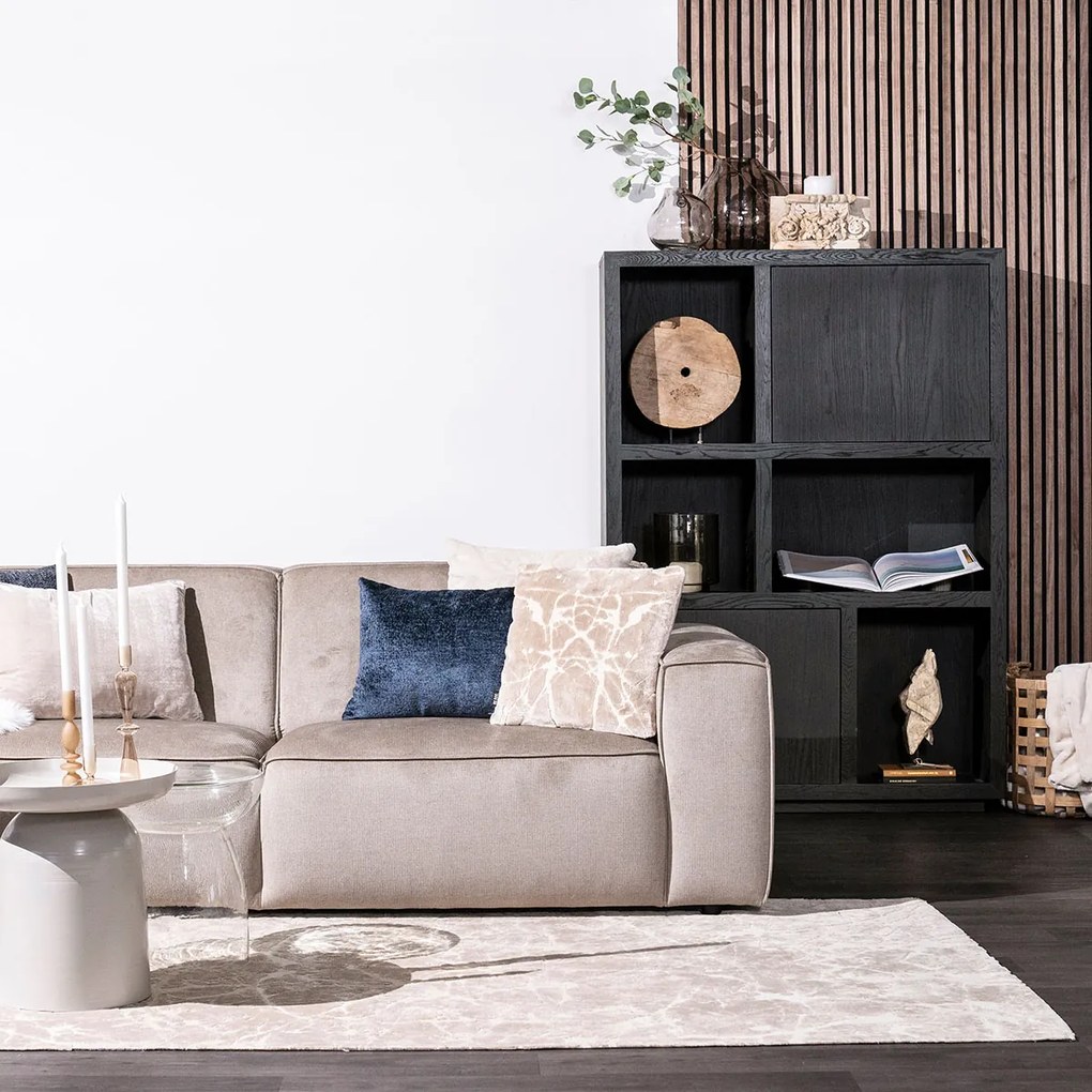 Moderne Kast Van Zwart Eiken - 120x42x170cm.