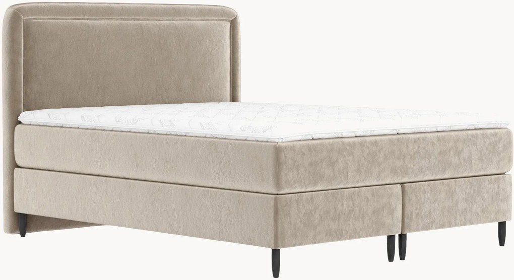 Handgemaakt fluwelen divanbed Salvi, H4