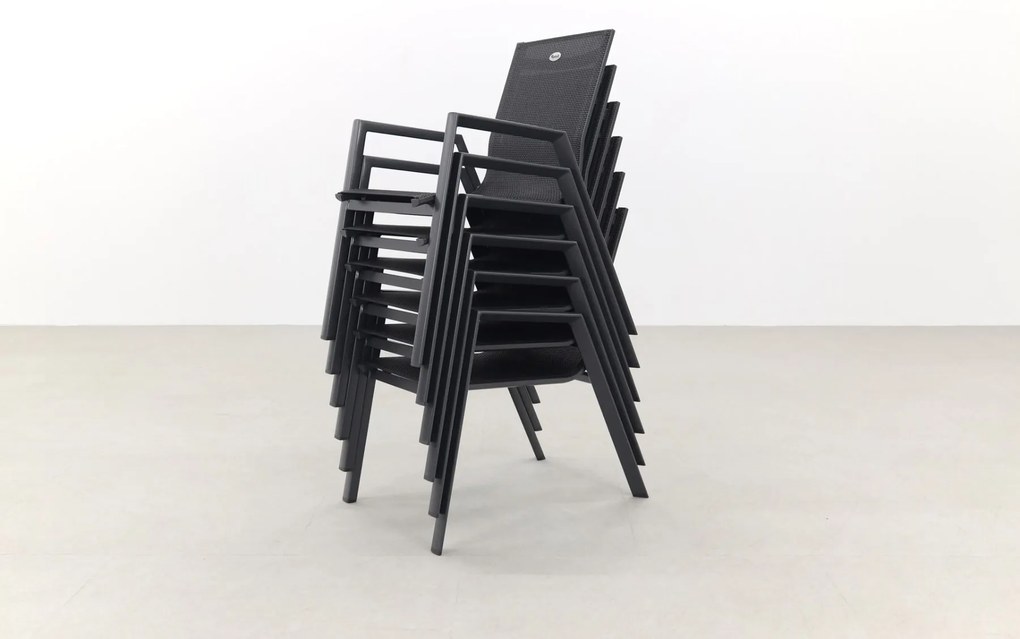 Hartman Napoli/Ottowa 205-265x100 cm. - 7-delige stapelbare tuinset