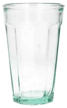 Glas met facetten, gerecycled glas, 500 ml