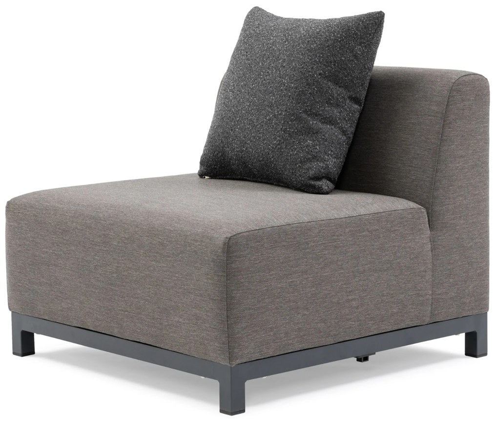 Hoek loungeset 6 personen Outdoor textiel Grijs De Laan Projects