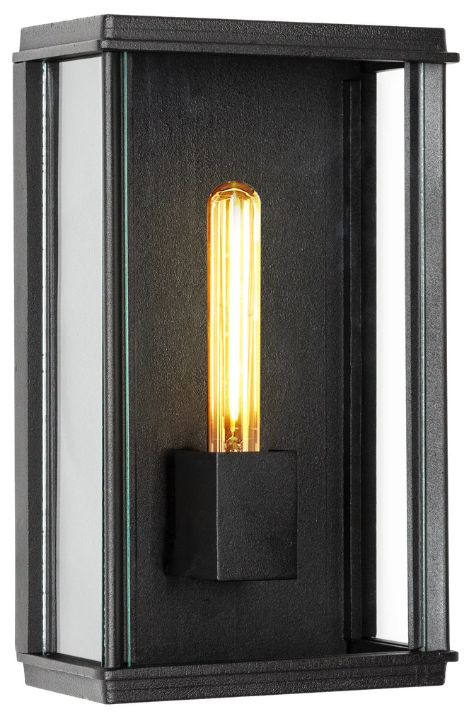Capital Muurlamp Vlak Zwart Extra Large