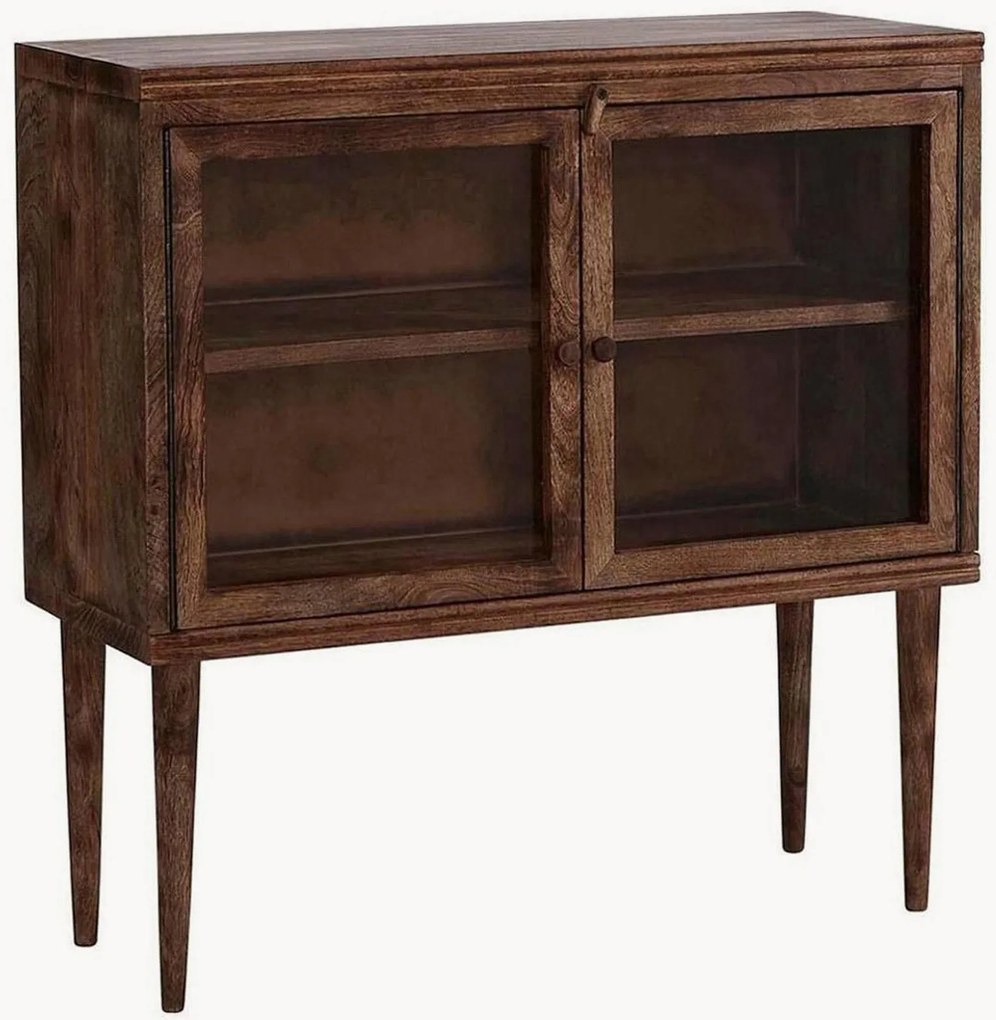 Mangohouten vitrinekast Betty