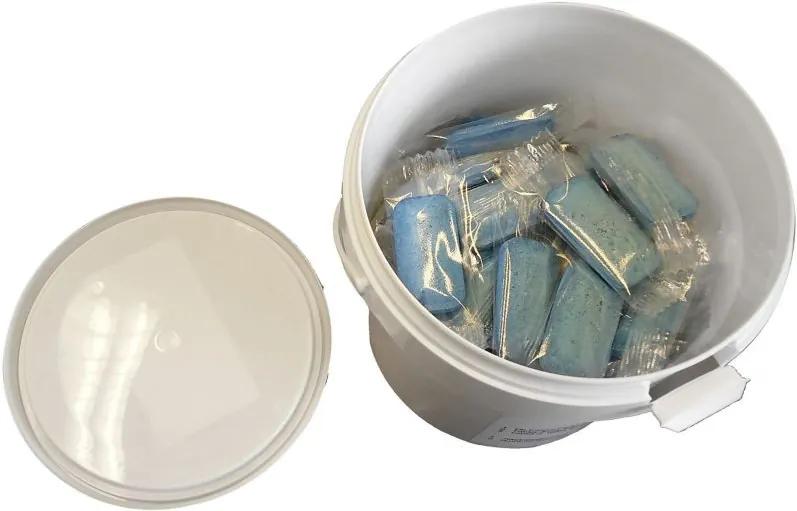 FrescoBlue toiletblokjes in emmer à 52 stuks, blauw