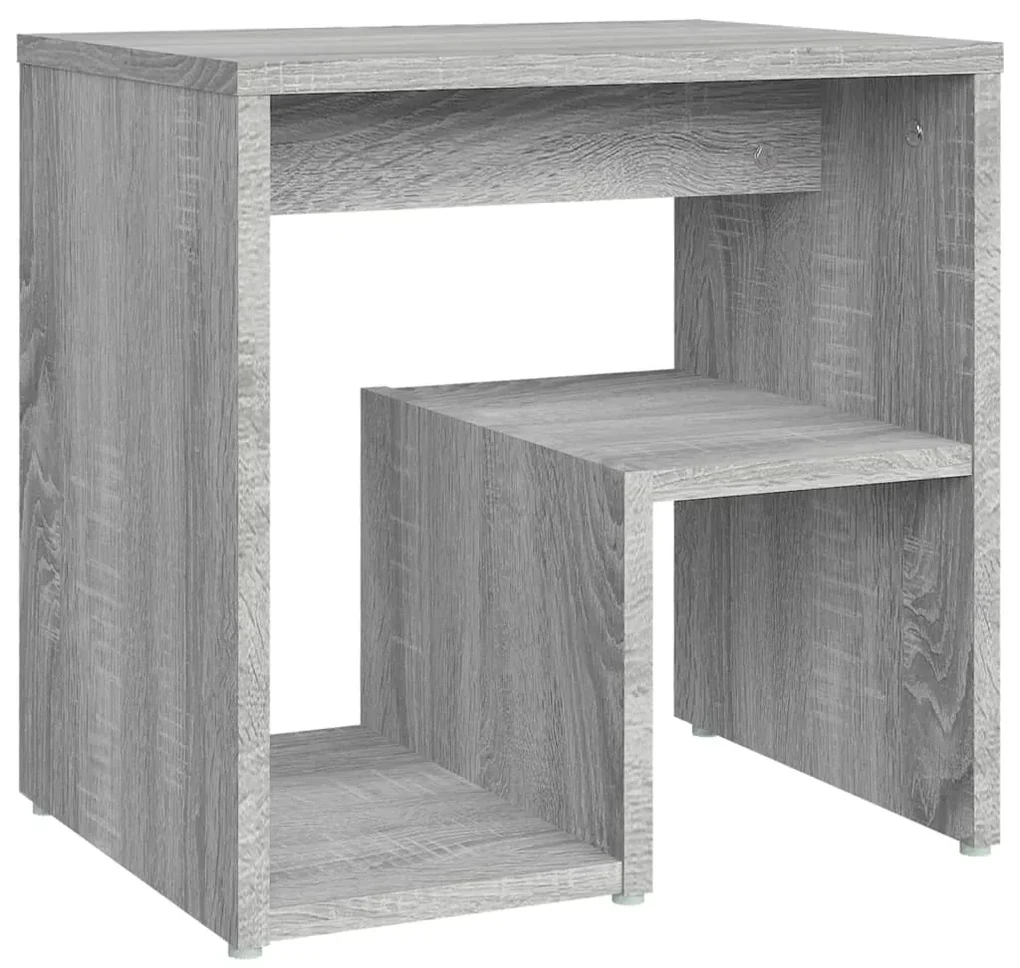 vidaXL Nachtkastje 40x30x40 cm bewerkt hout sonoma eikenkleurig