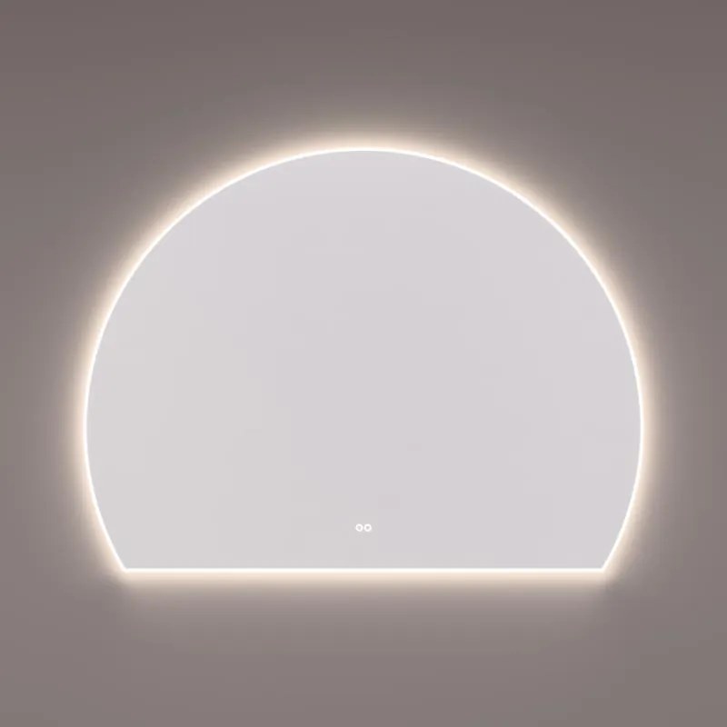 Hipp Design SL120 sun-line spiegel 120x113cm met LED verlichting en spiegelverwarming