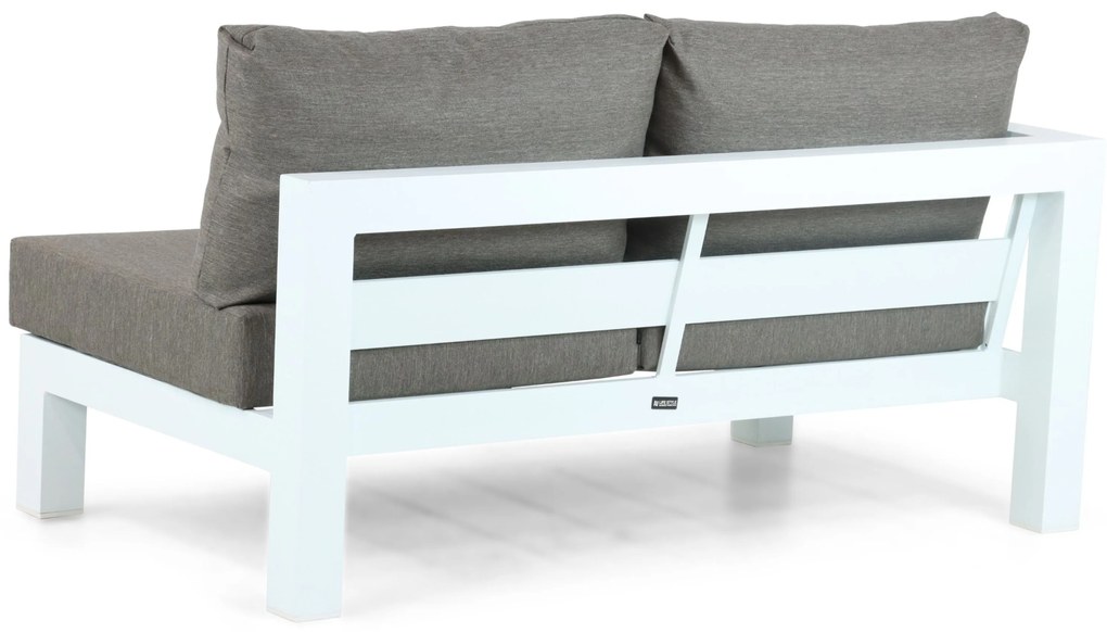 Hoek loungeset 5 personen Aluminium Wit Lifestyle Garden Furniture Luca