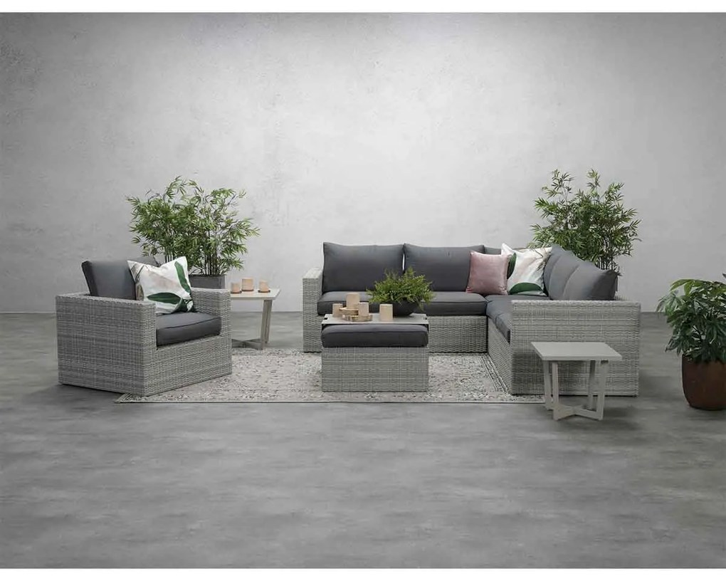 Garden Impressions Bruno loungeset 4-delig - licht grijs