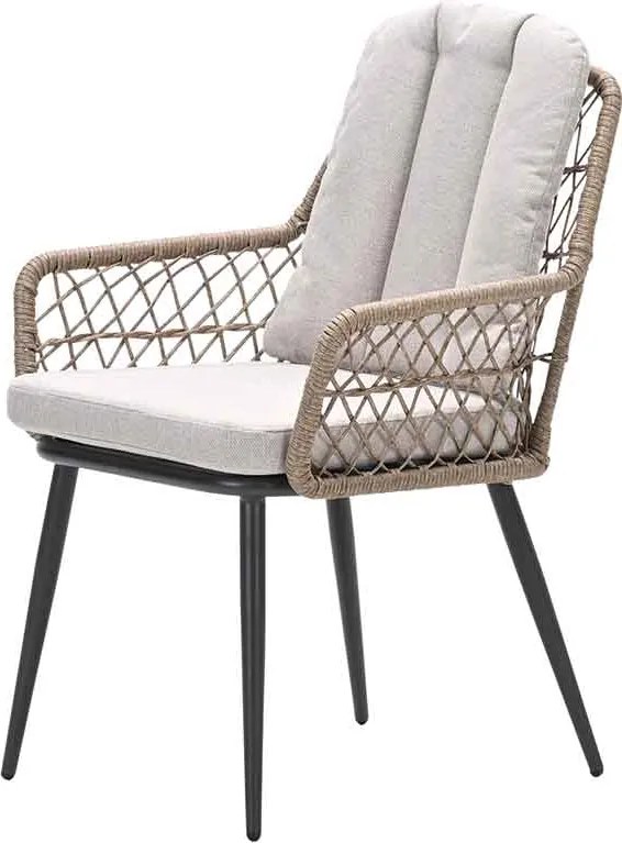 Garden Impressions Kalibo lounge dining stoel - donker grijs