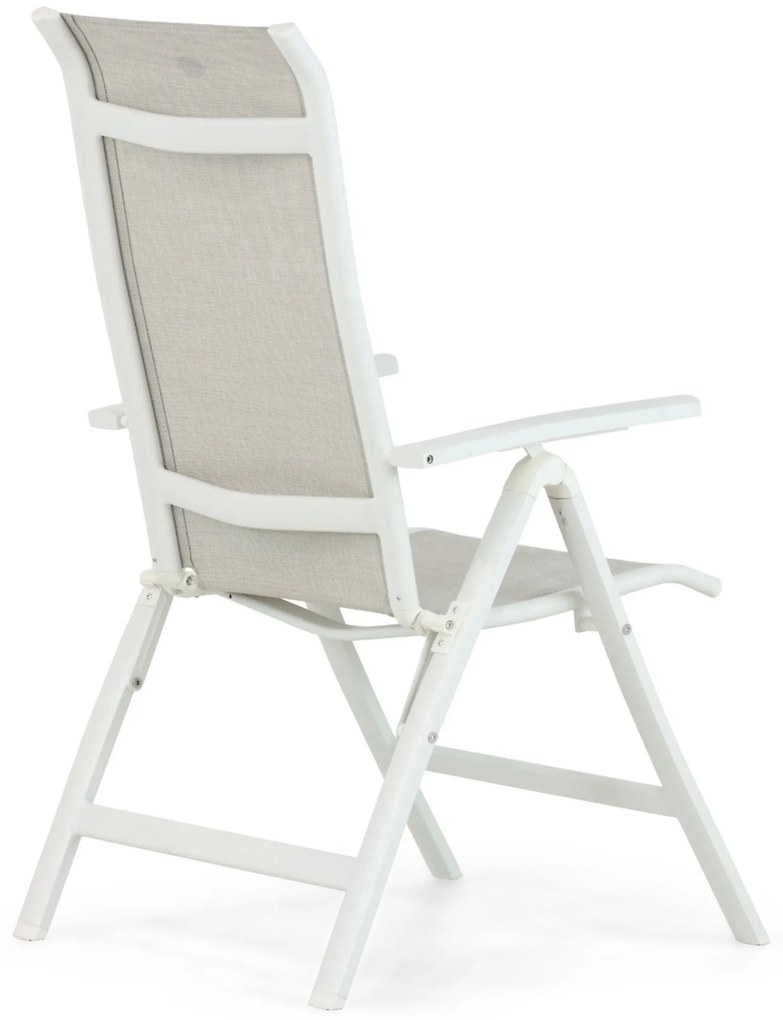 Hartman Alice Comfort Standenstoel Aluminium/textileen Wit