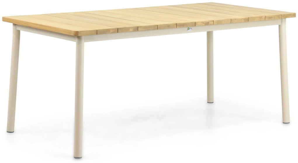 Tuinset 4 personen 180 cm Aluminium/Wicker Taupe Apple Bee Milou/Milou