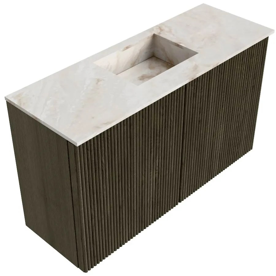 Mondiaz Joya DLux 70cm toiletmeubel shadow met wastafel faye midden 1 kraangat frappe