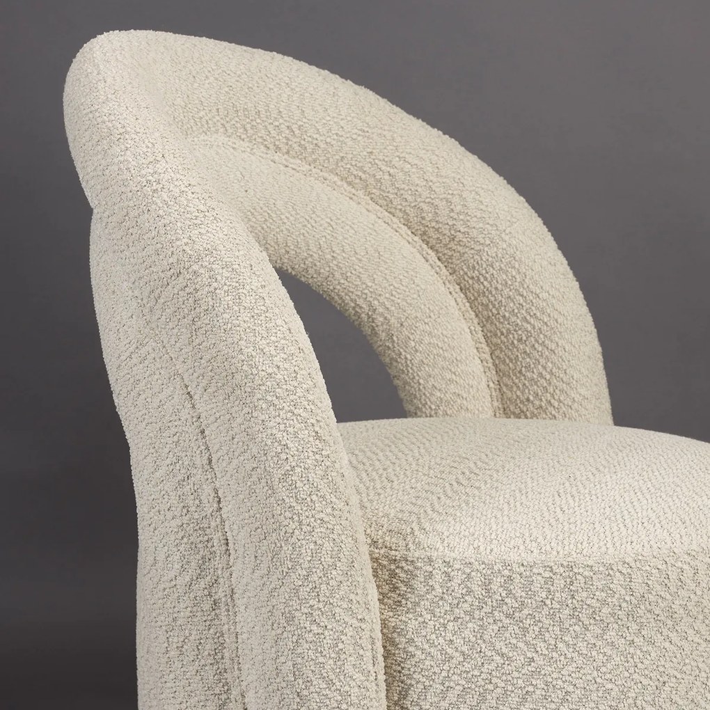 Dutchbone Seina Draaibare Fauteuil Beige