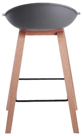 House of Rebels Barkruk - Romeo - 65 cm - Grijs - Hout - Set van 2 - House of Rebels