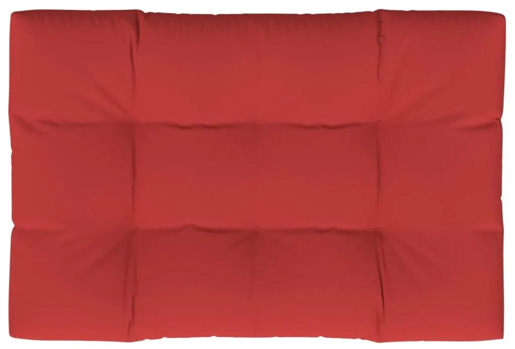 vidaXL Bankkussen pallet 120x80x10 cm rood
