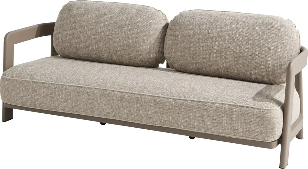 4 Seasons Outdoor Oasis loungebank Mocca Loungebank beige weerbestendig