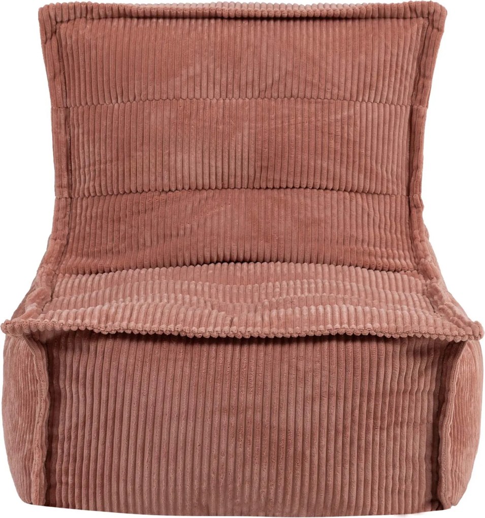 Dolce Zitzak Stoel Cord Lounger - Lichtroze