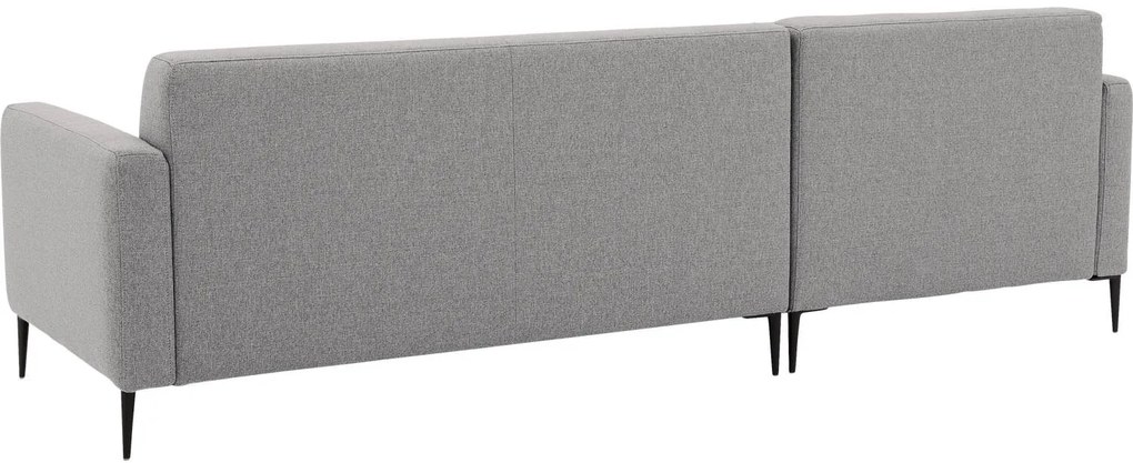 Goossens  Key West lichtgrijs, stof, 2,5-zits, modern design