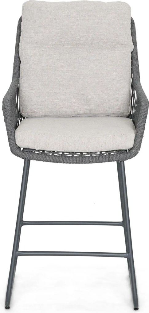 Barset 4 personen 150 cm Rope Grijs Lifestyle Garden Furniture Vicente/Tavano
