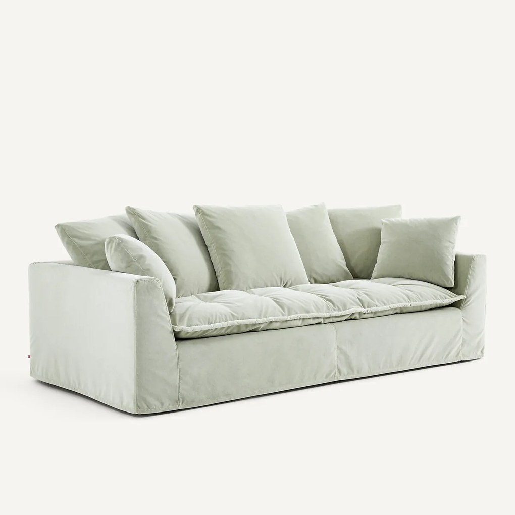 Zetel van stonewashed fluweel, OTAVIA