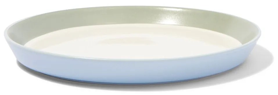 HEMA Gebaksbord Ø18.5cm Chicago New Bone Blauw/groengrijs (blauw)