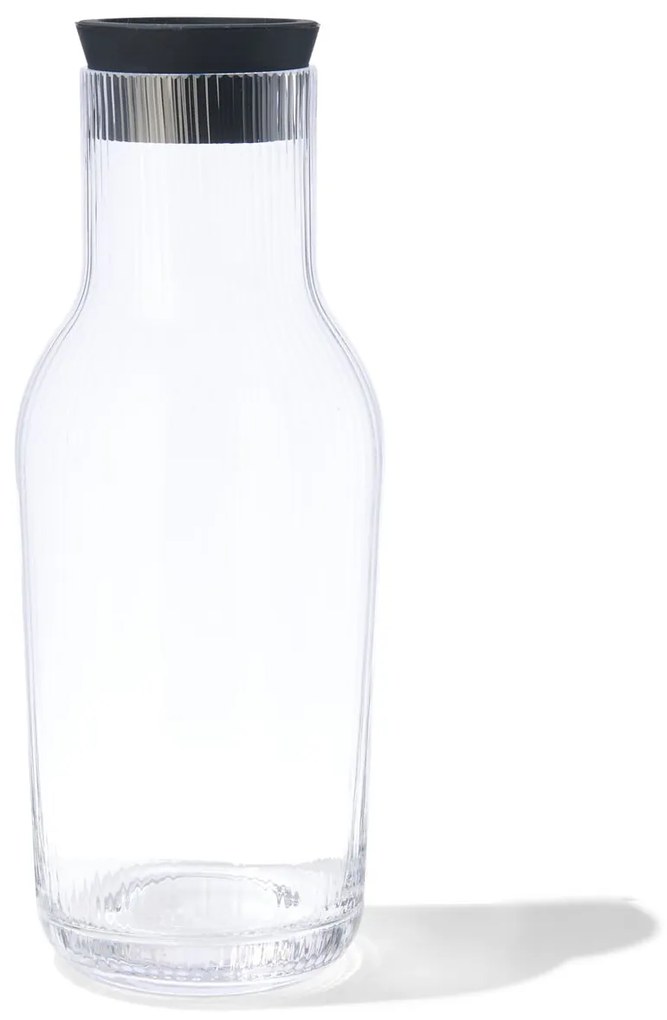 HEMA Karaf Bergen Streep Reliëf 1.2L (transparant)