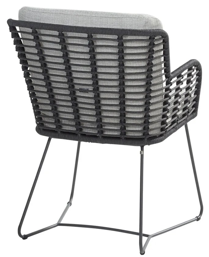 4 Seasons Outdoor Fabrice lounge dining stoel - donker grijs