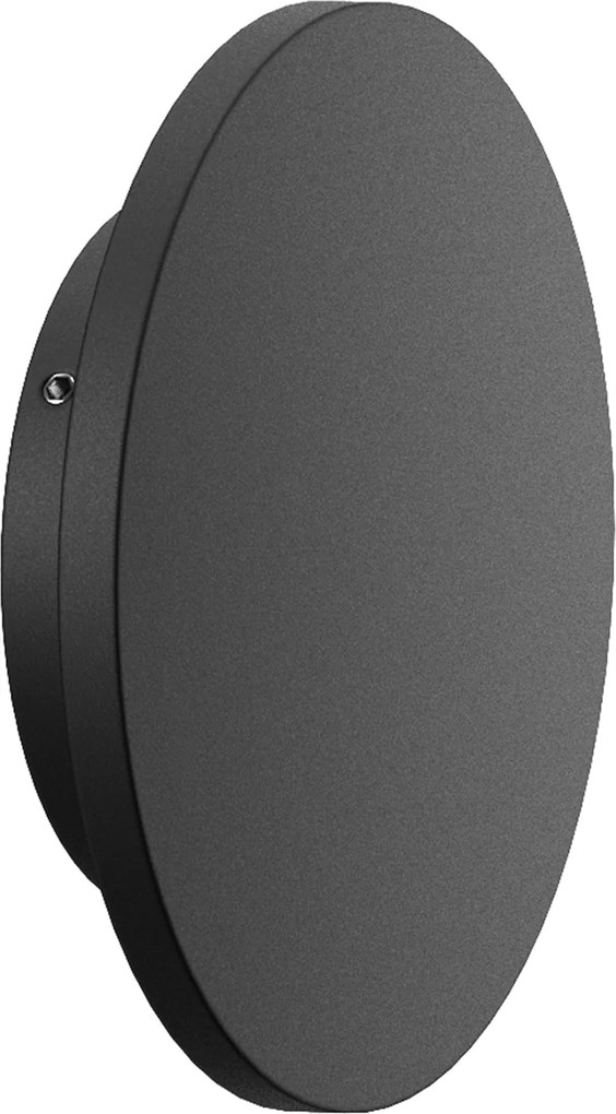 Eclips Muurlamp Zwart Medium