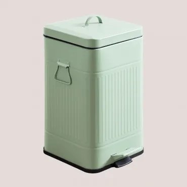 Prullenbak Met Pedaal 20l Algaida Groen – Mint - Sklum