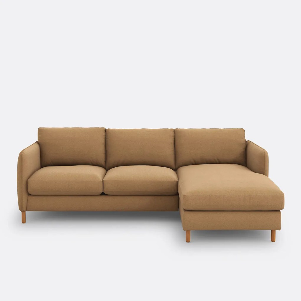 Hoekbank rechts, polyester, Loméo