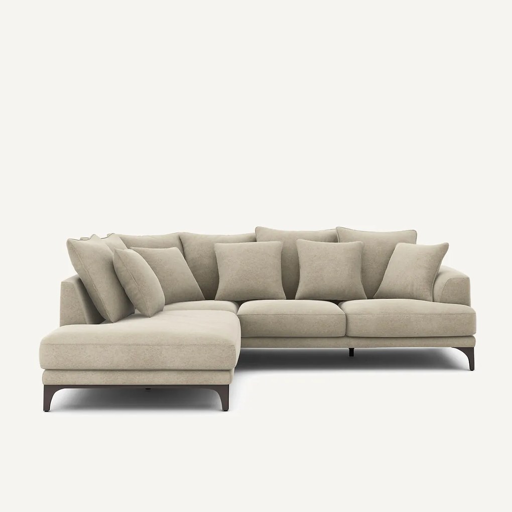 Fluwelen linnen hoekbank, ARMENTO